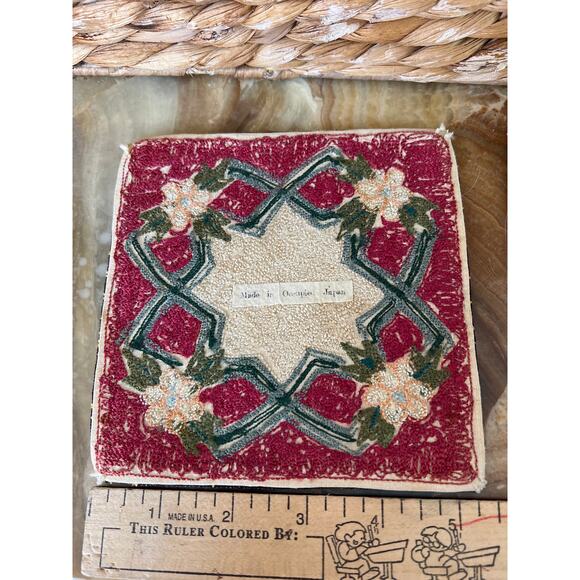 Pair of Coasters: Made in Occupied Japan - Picture 4 of 5